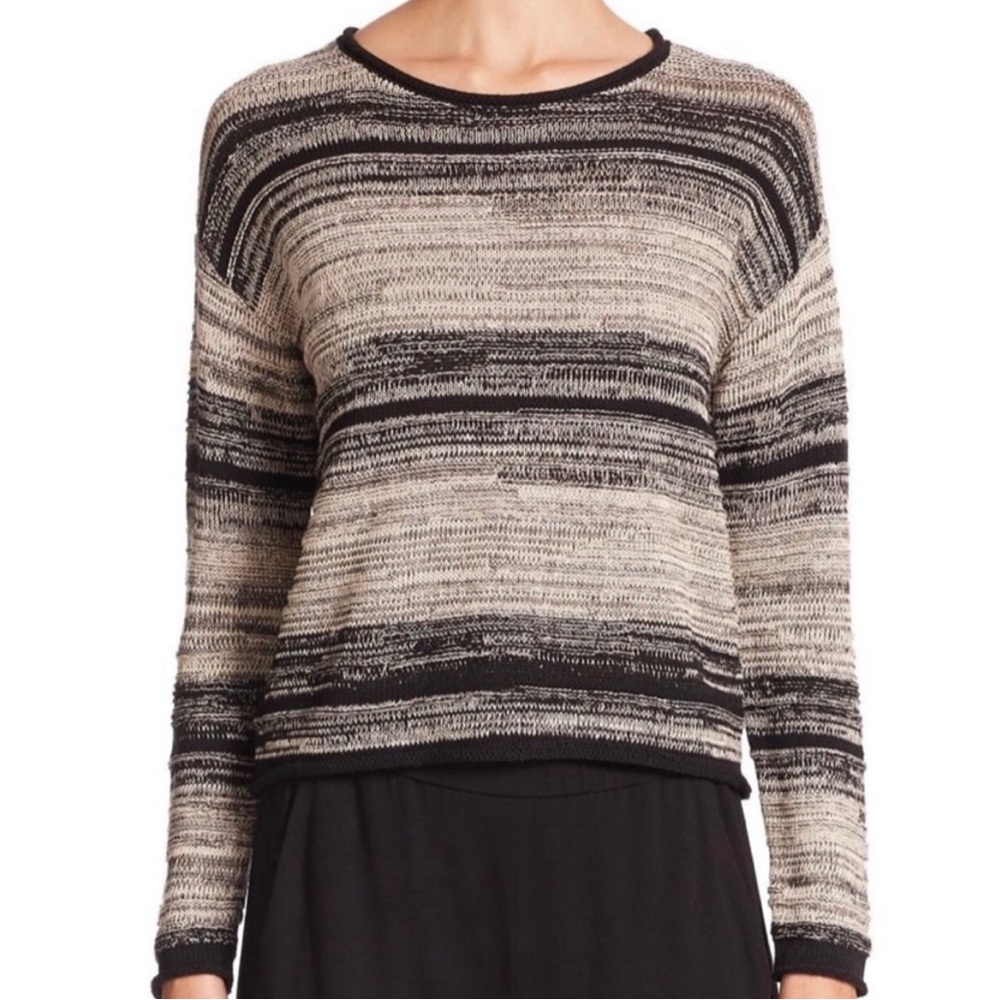 EUC Eileen Fisher Organic Linen Sweater Size XS